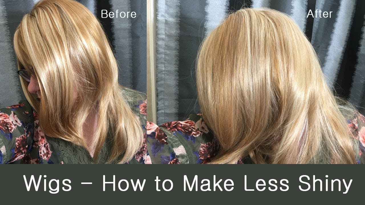 How to Make a Wig Less Shiny